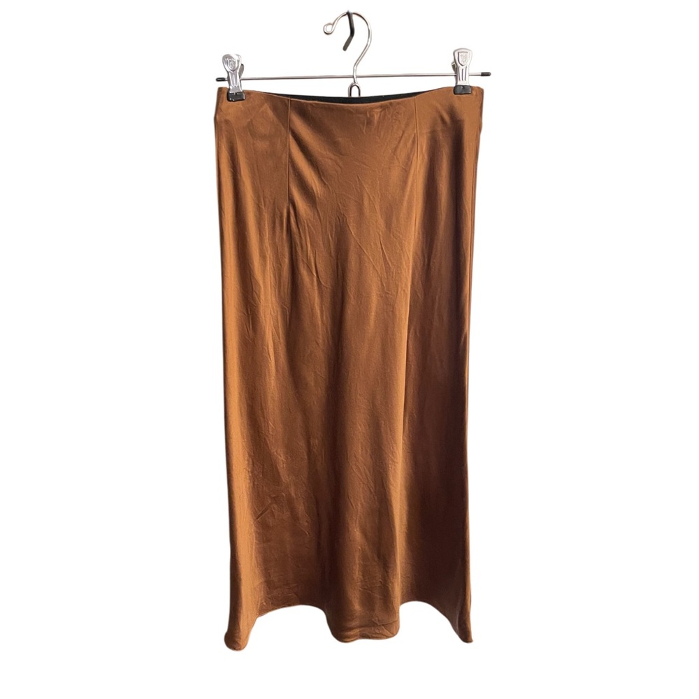 Silk Midi Skirt